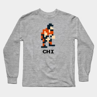 8-Bit Linebacker - Chicago Long Sleeve T-Shirt